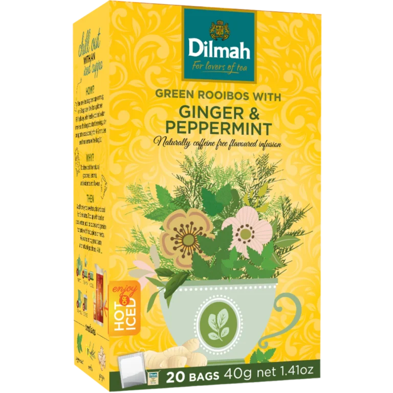 Dilmah Green Rooibos Ginger & Peppermint Infusion 20 bags